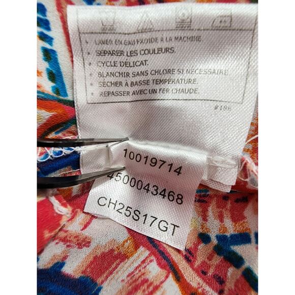 Ariat Marian Tank Top Blouse Size L Semi Sheer Pocket Sleeveless Button Hi Low - Picture 6 of 10